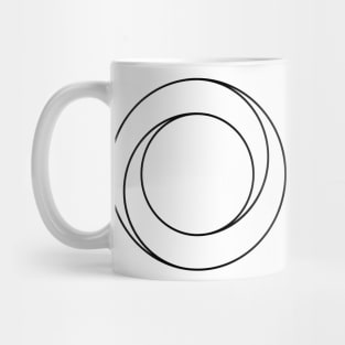 Impossible Shapes – Optical Illusion - Geometric Circle Mug